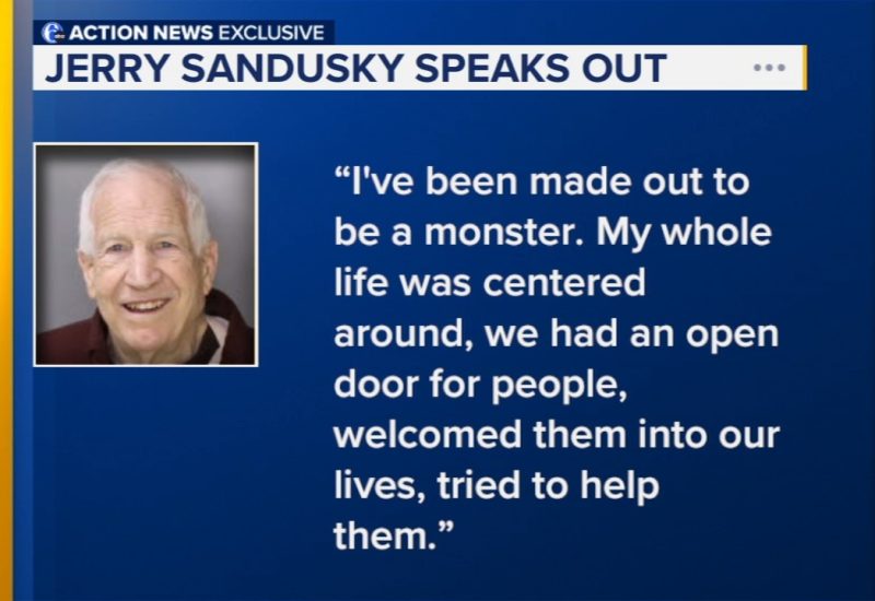 Jerry Sandusky Maintains Innocence From State Prison Ahead of Court Hearing
